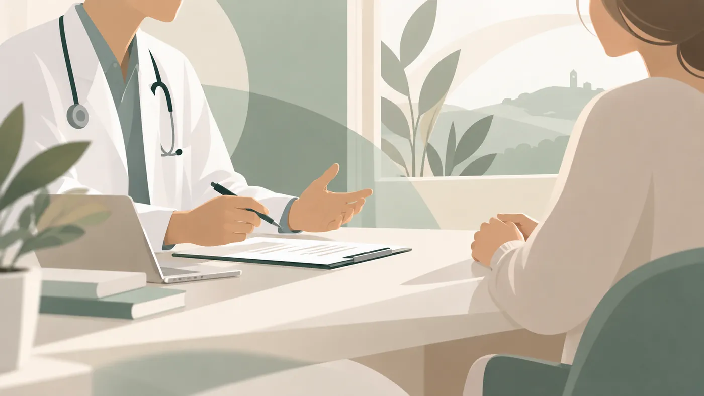 Une patiente accueillie par une infirmière du Centre VIMA